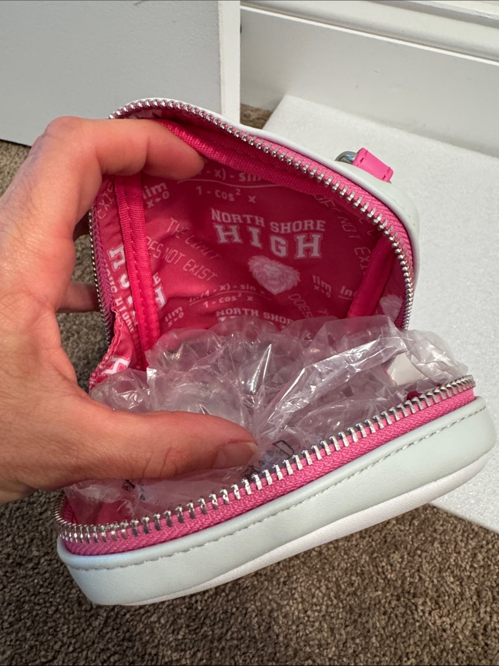 Loungefly mean girls calculator crossbody bag purse with pouch NWT - Picture 5 of 6